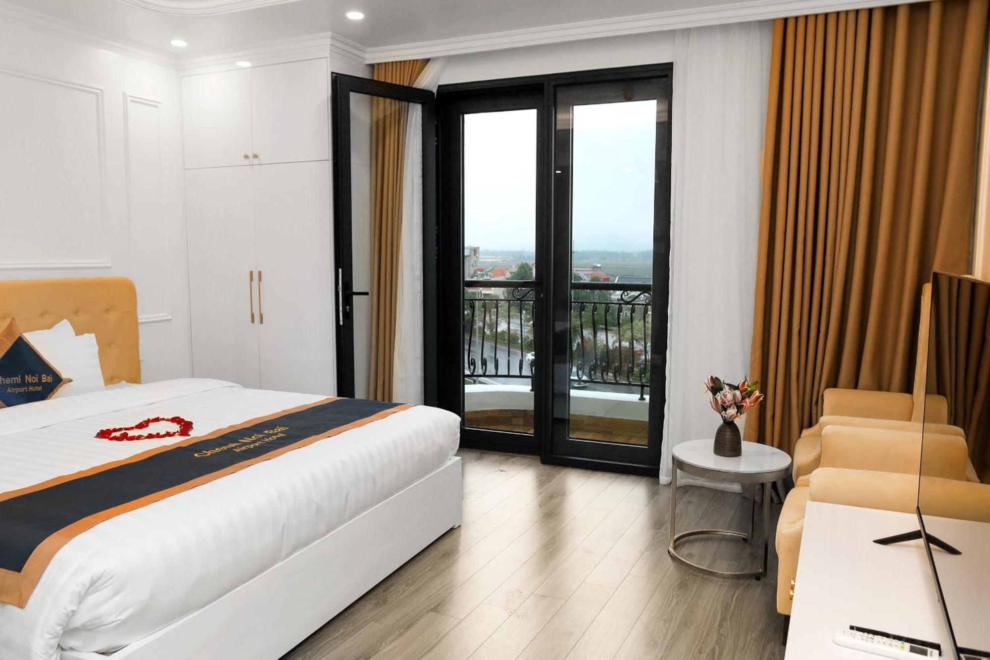 Chemi Noi Bai Airport Hotel Thach Loi Exteriör bild